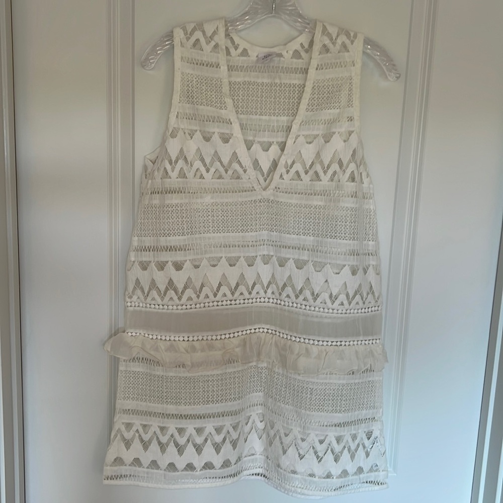 Kisuii White Swim Coverup - Large